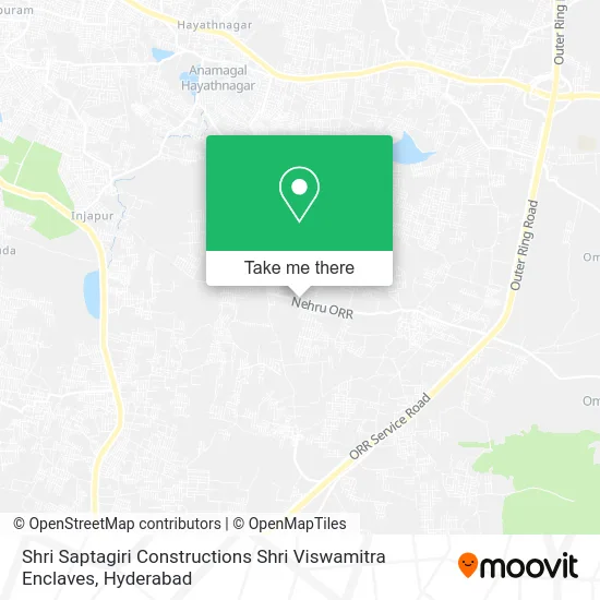Shri Saptagiri Constructions Shri Viswamitra Enclaves map