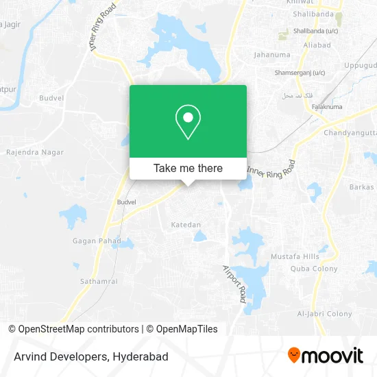 Arvind Developers map