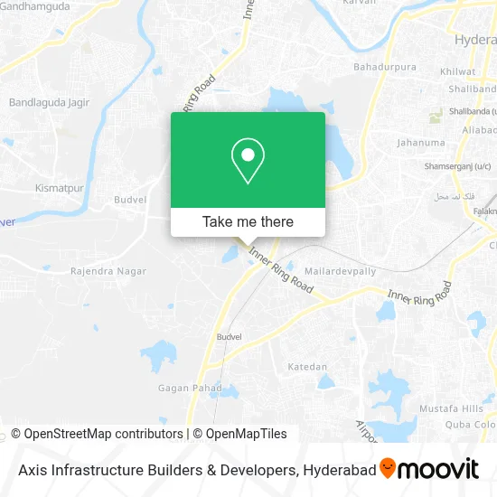 Axis Infrastructure Builders & Developers map