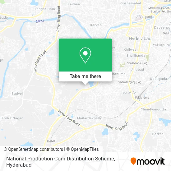 National Production Com Distribution Scheme map
