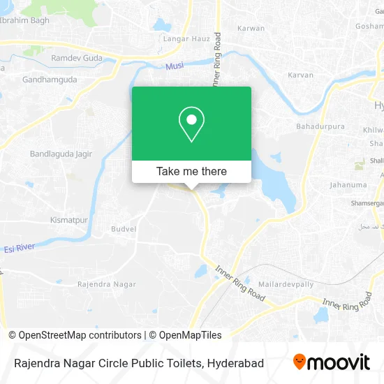 Rajendra Nagar Circle Public Toilets map