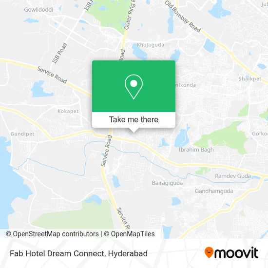 Fab Hotel Dream Connect map
