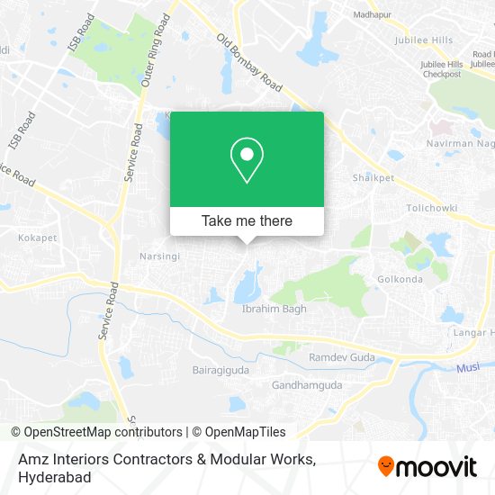 Amz Interiors Contractors & Modular Works map