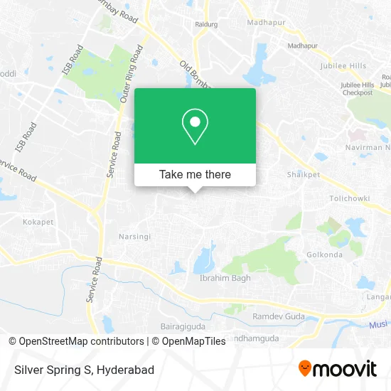 Silver Spring S map
