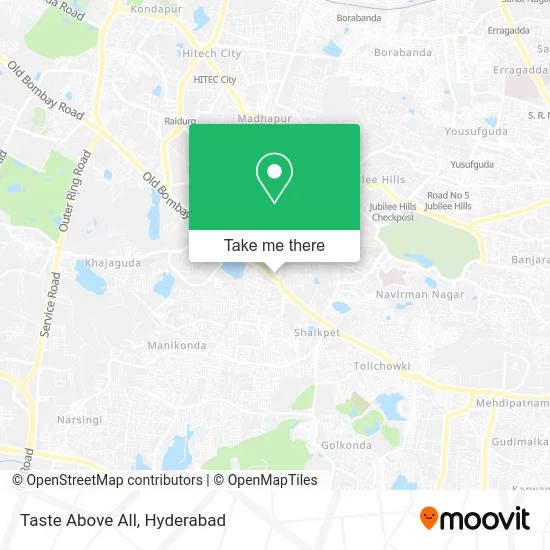 Taste Above All map