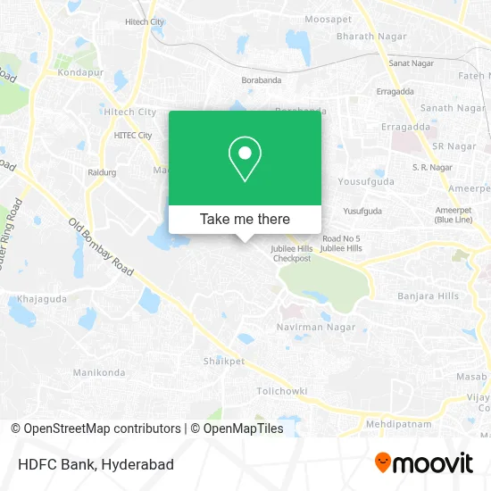 Hdfc Bank map