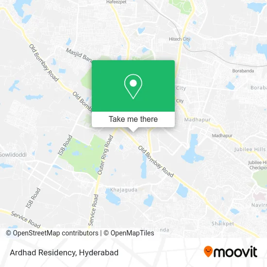 Ardhad Residency map