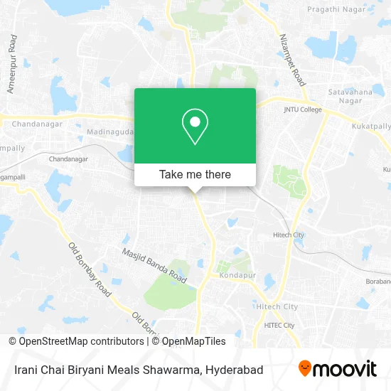 Irani Chai Biryani Meals Shawarma map