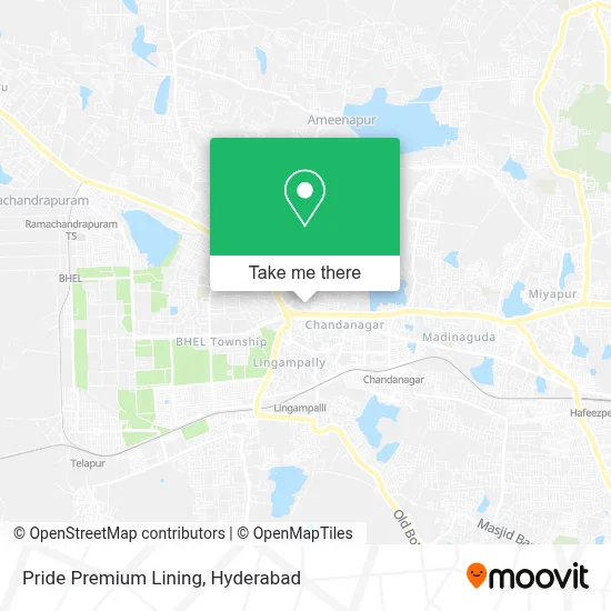 Pride Premium Lining map
