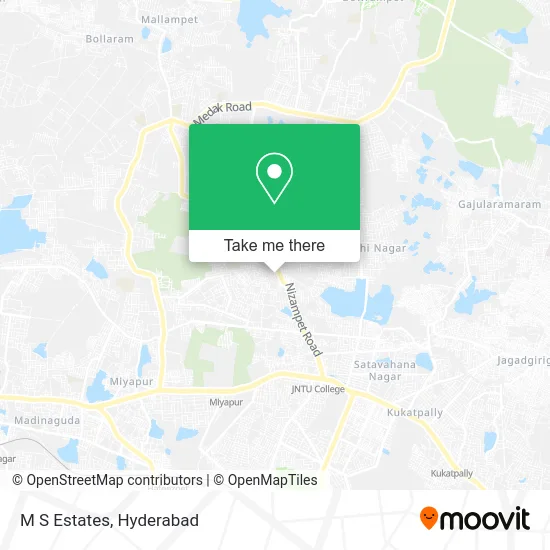 M S Estates map