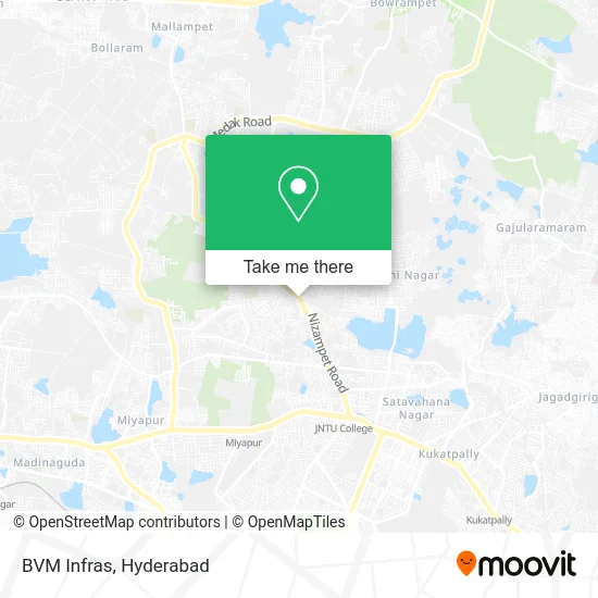 BVM Infras map