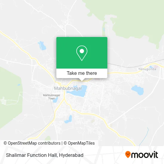 Shalimar Function Hall map