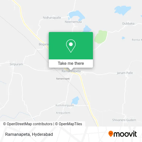 Ramanapeta map