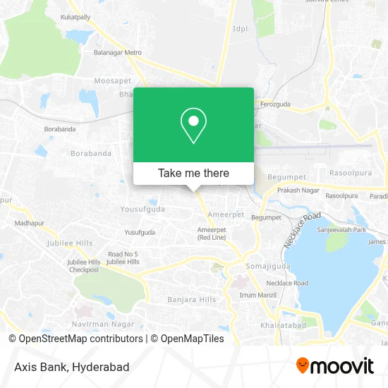 Axis Bank map