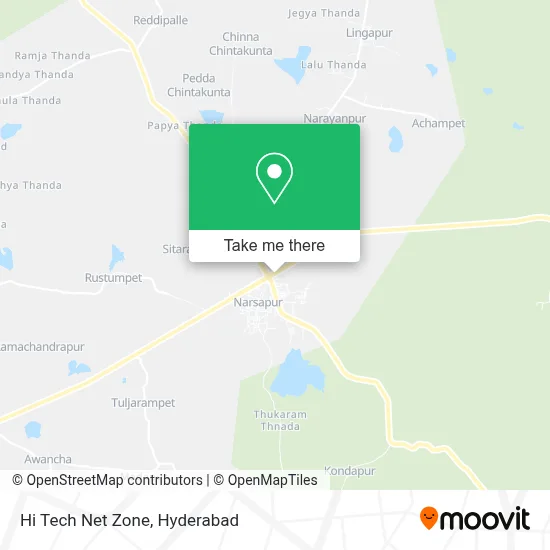 Hi Tech Net Zone map