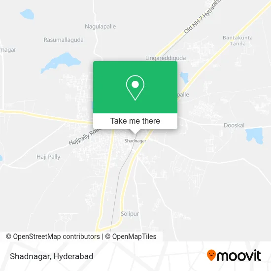 Shadnagar map