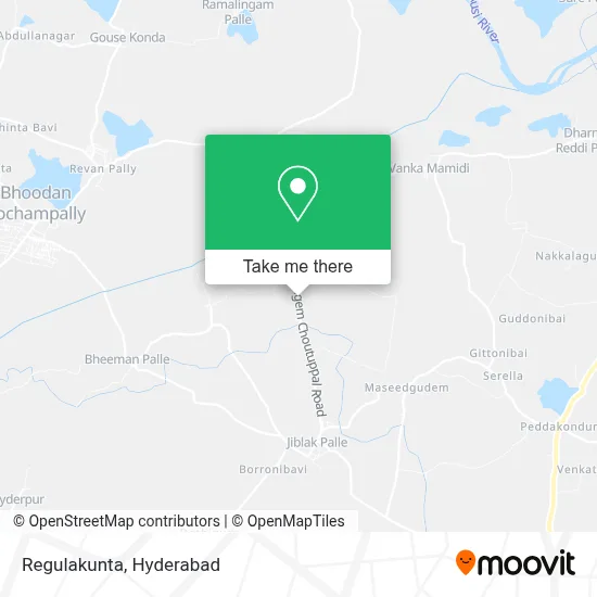 Regulakunta map