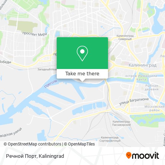 Речной Порт map