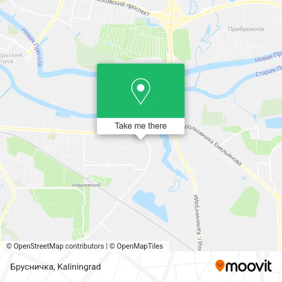 Брусничка map