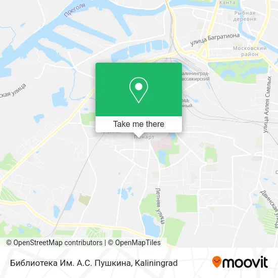 Библиотека Им. А.С. Пушкина map
