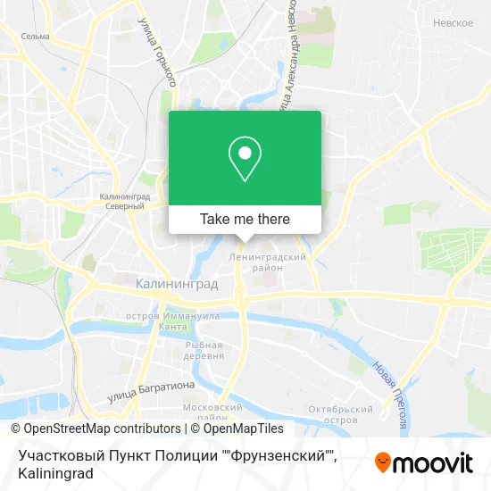 Участковый Пункт Полиции ""Фрунзенский"" map