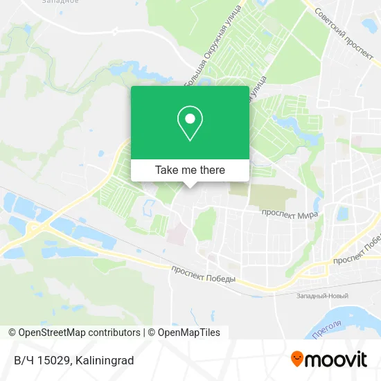 В/Ч 15029 map