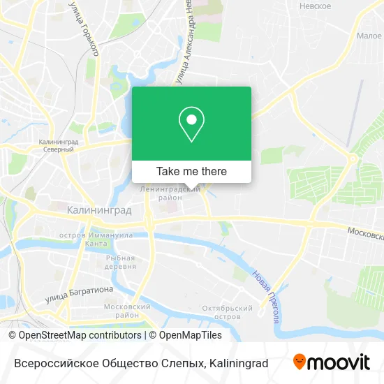 Всероссийское Общество Слепых map
