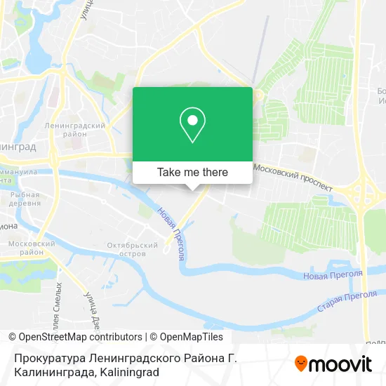 Прокуратура Ленинградского Района Г. Калининграда map