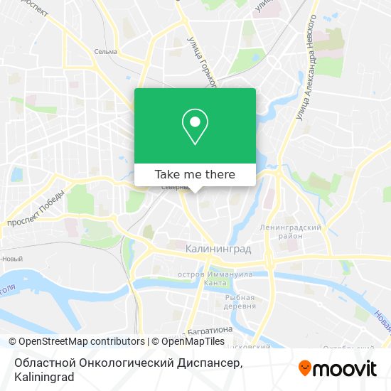 Областной Онкологический Диспансер map