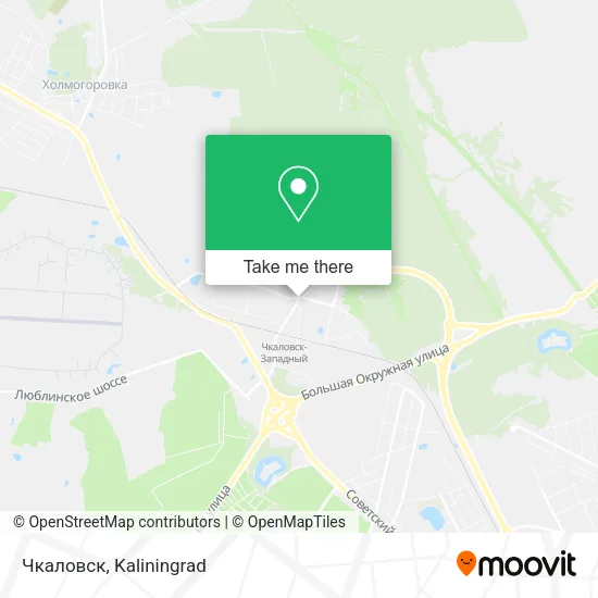 Чкаловск map