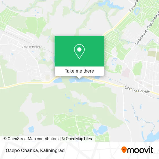Озеро Свалка map