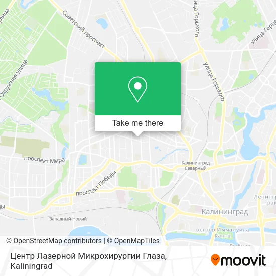 Центр Лазерной Микрохирургии Глаза map