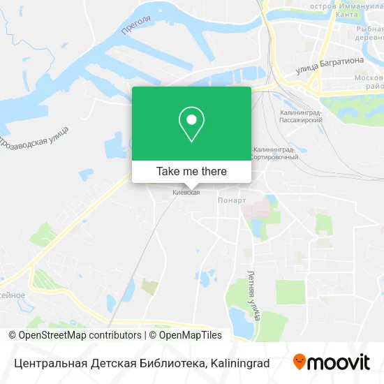 Центральная Детская Библиотека map