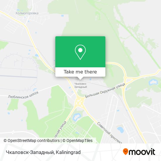 Чкаловск-Западный map