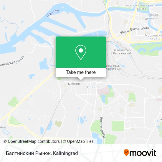 Балтийский Рынок map