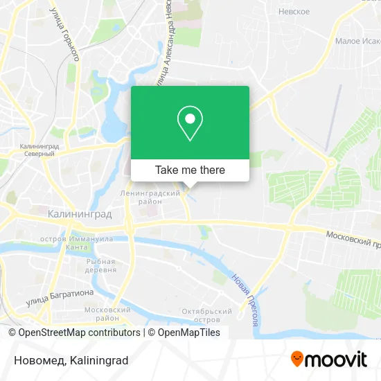 Новомед map
