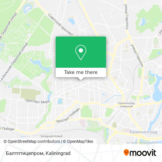 Балтптицепром map