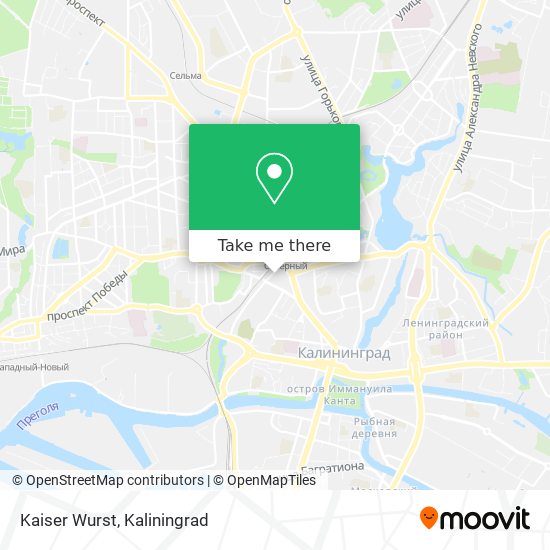 Kaiser Wurst map