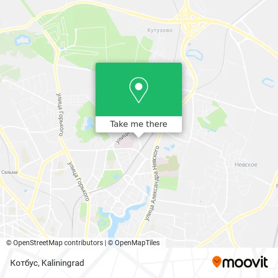 Котбус map