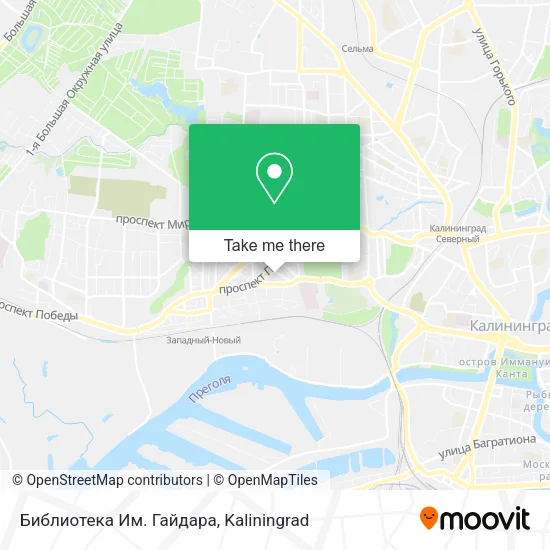 Библиотека Им. Гайдара map