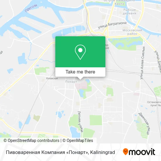 Пивоваренная Компания «Понарт» map