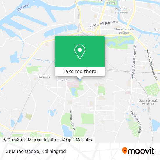 Зимнее Озеро map