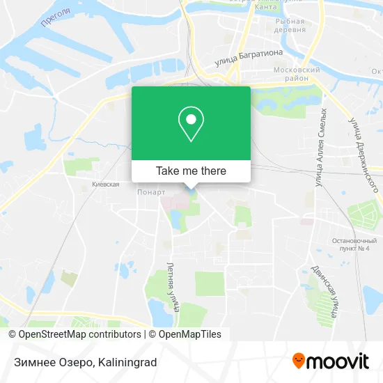 Зимнее Озеро map