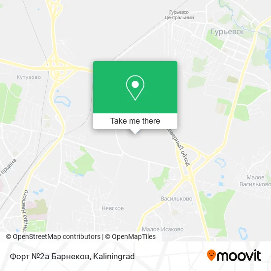Форт №2а Барнеков map