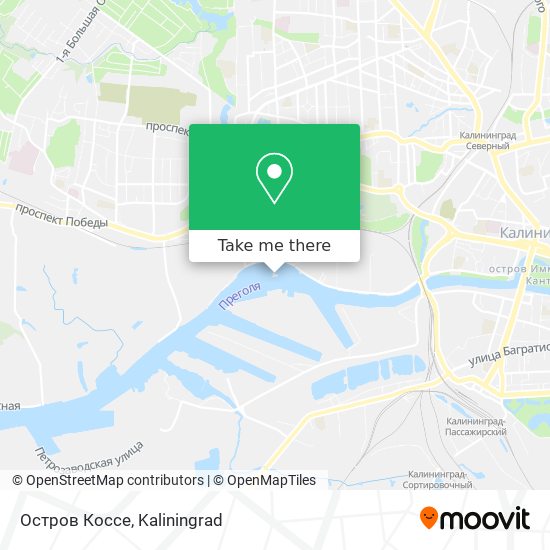 Остров Коссе map