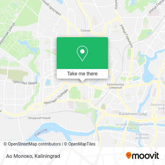 Ао Молоко map