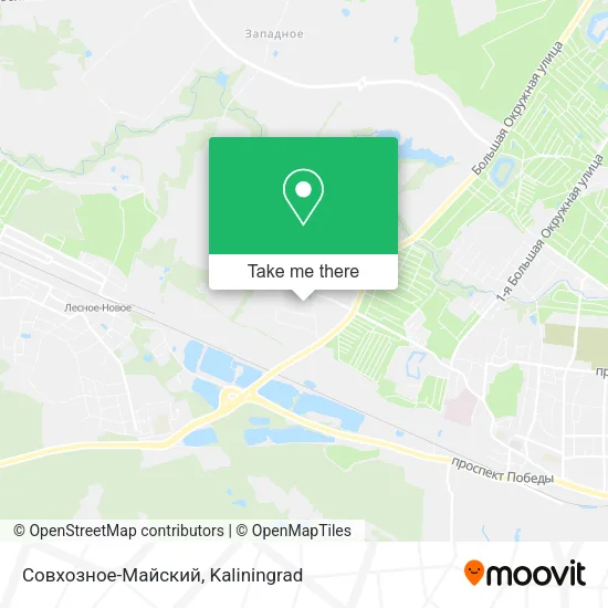 Совхозное-Майский map