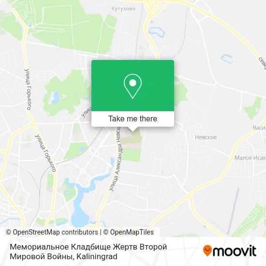 Мемориальное Кладбище Жертв Второй Мировой Войны map