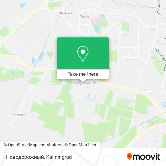 Новодорожный map