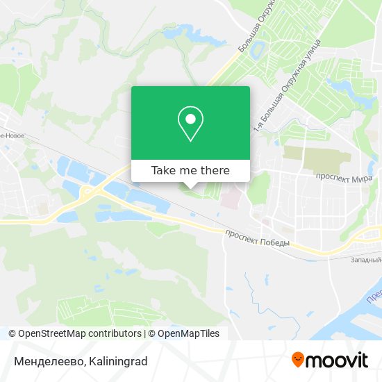 Менделеево map